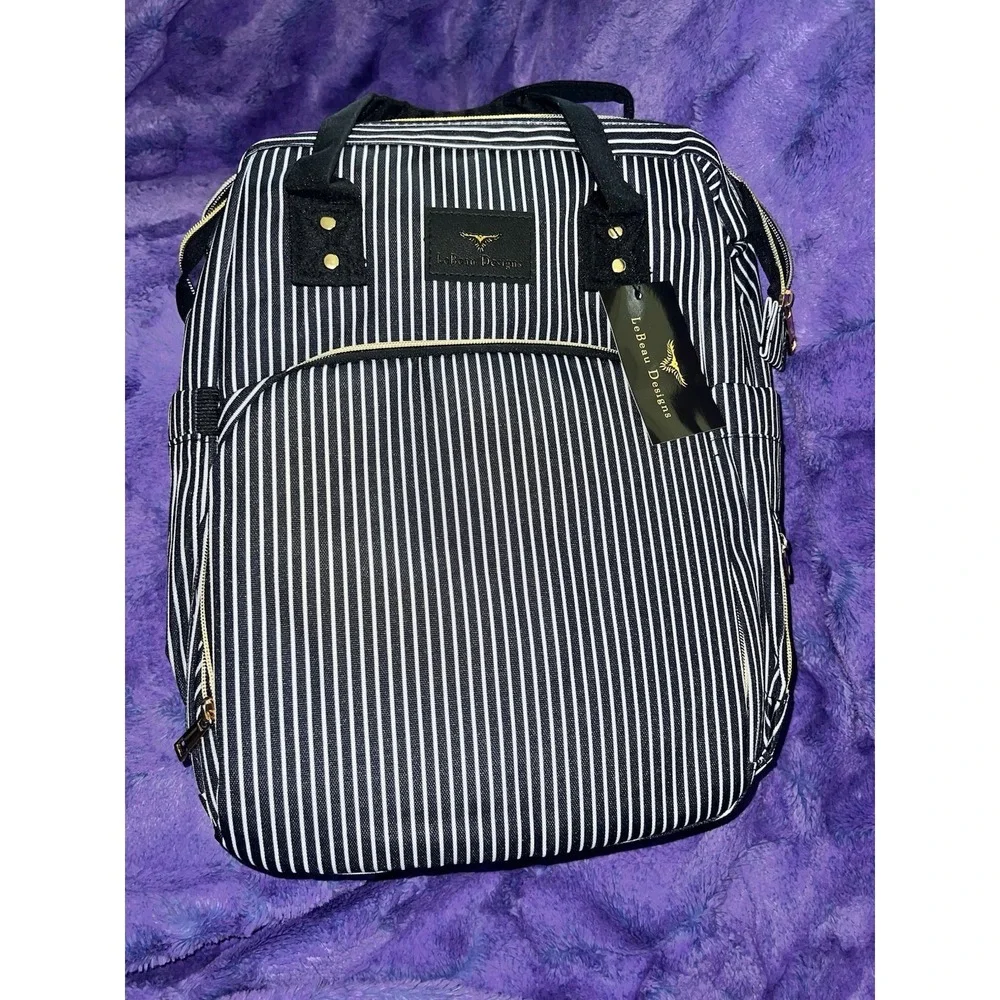 LeBeau Designs Backpack Diaper Bag
